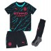 Dres Manchester City Jeremy Doku #11 Tretina pre deti 2023-24 Krátky Rukáv (+ trenírky)